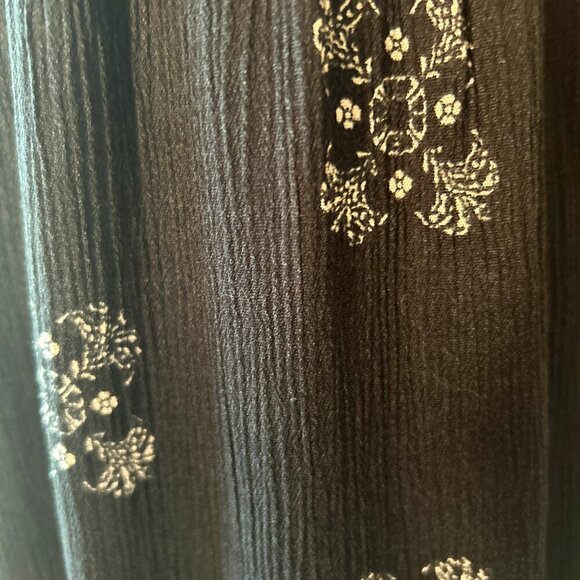 Universal Thread SZ M Maxi Navy & White 90's Boho Vacation Comfy Retro - Picture 8 of 9